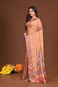 DEVAMATA BLENDED SILK KANTHA SAREE