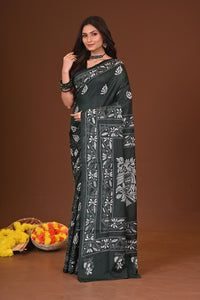 VRINDA BLENDED SILK KANTHA SAREE