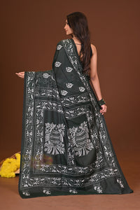 VRINDA BLENDED SILK KANTHA SAREE