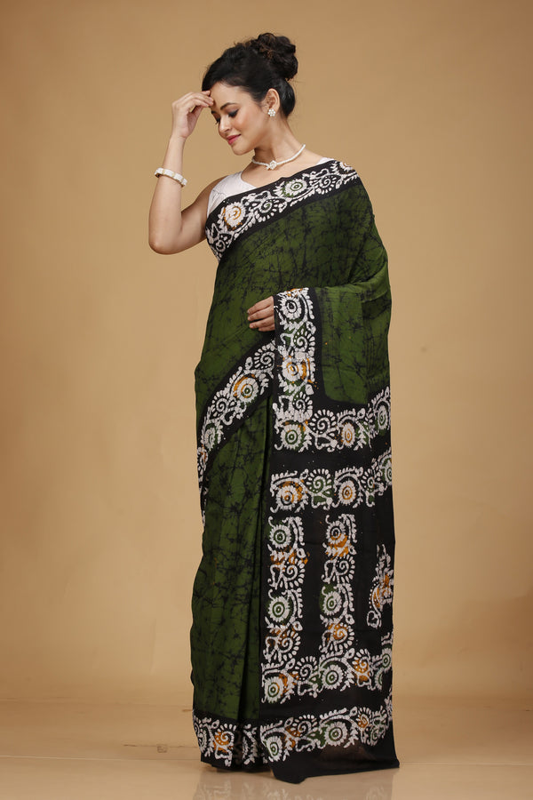 CRACK BATIK SAREE