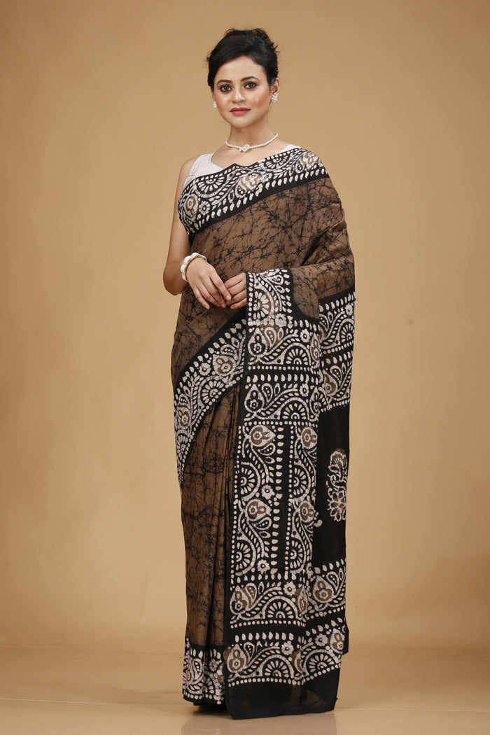 CRACK BATIK  SAREE