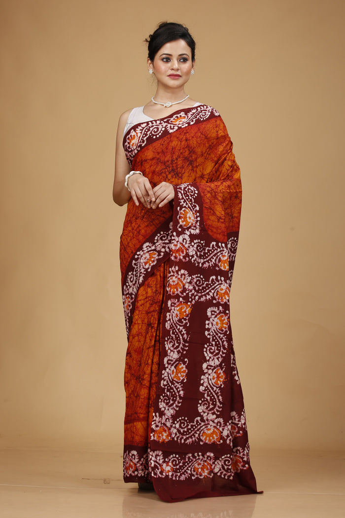 CRACK BATIK SAREE