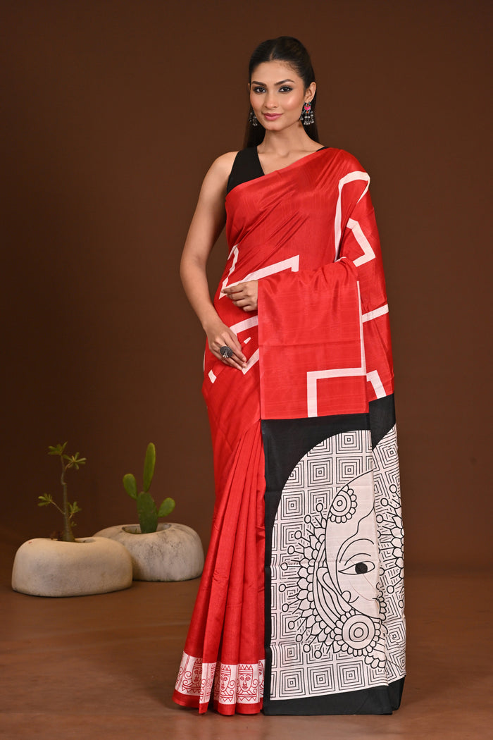 WOMANIYA SEMI COTTON SAREE
