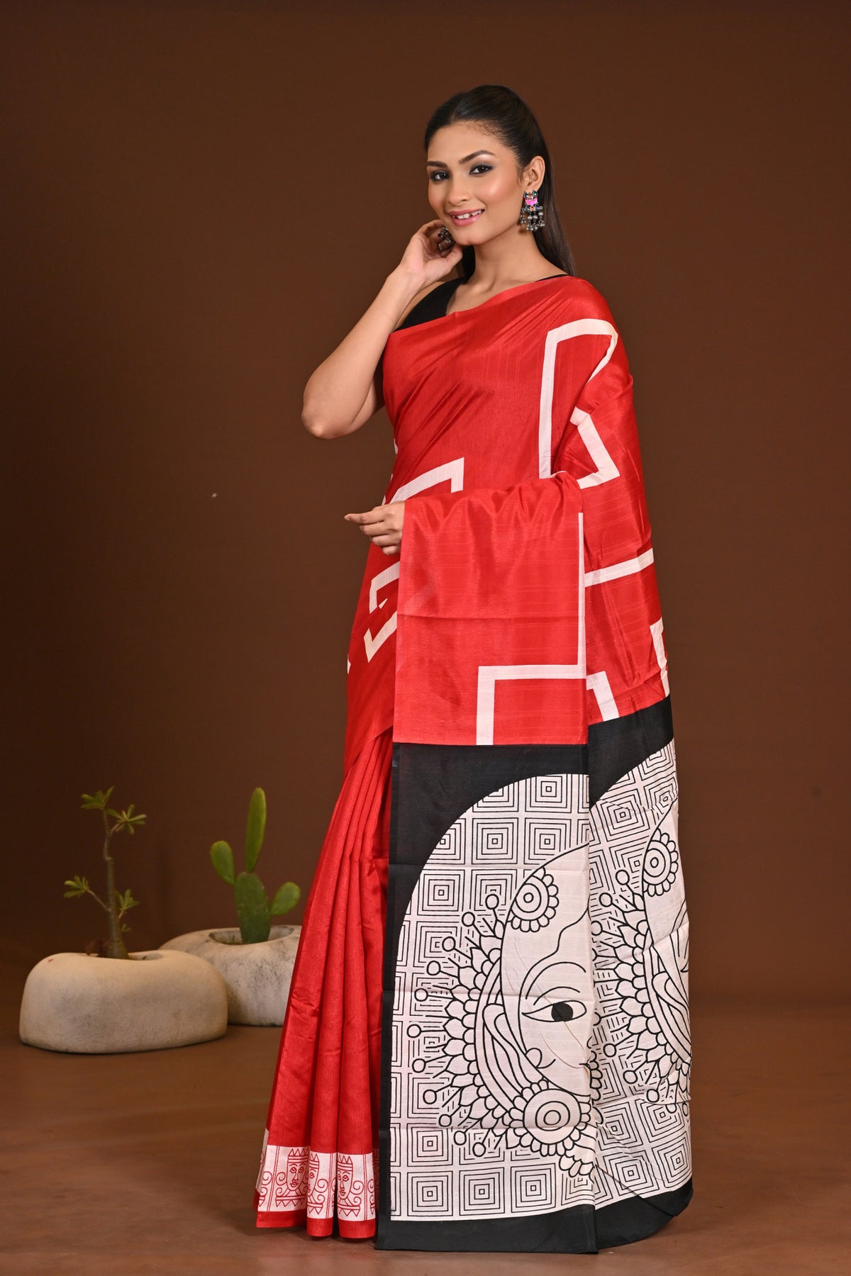 WOMANIYA SEMI COTTON SAREE