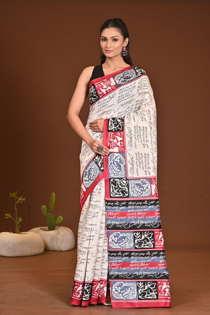 WOMANIYA SEMI COTTON SAREE