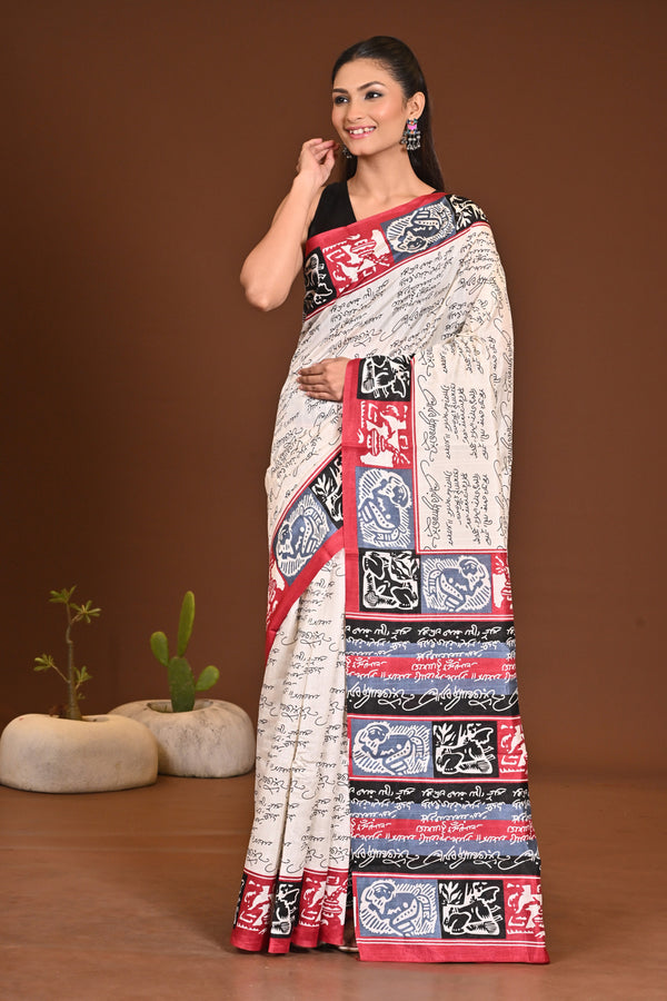 WOMANIYA SEMI COTTON SAREE