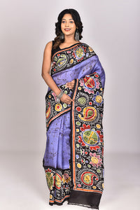 Women's Batik Silk Saree With Blouse Piece
