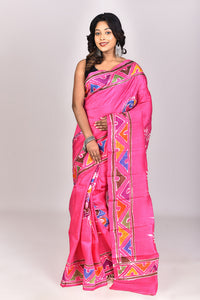 Women's Batik Silk Saree With Blouse Piece
