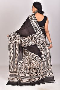 Women's Batik Silk Saree With Blouse Piece