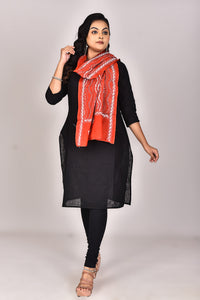 Women's Blended Silk Kantha Dupatta