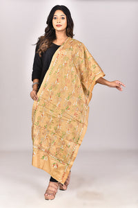 Women's Blended Silk Kantha Dupatta