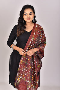 Women's Blended Silk Kantha Dupatta