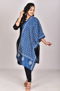 Women's Blended Silk Kantha Dupatta
