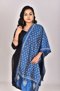Women's Blended Silk Kantha Dupatta