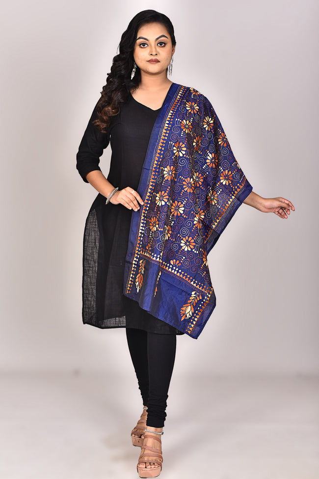Blended Silk Kantha Dupatta