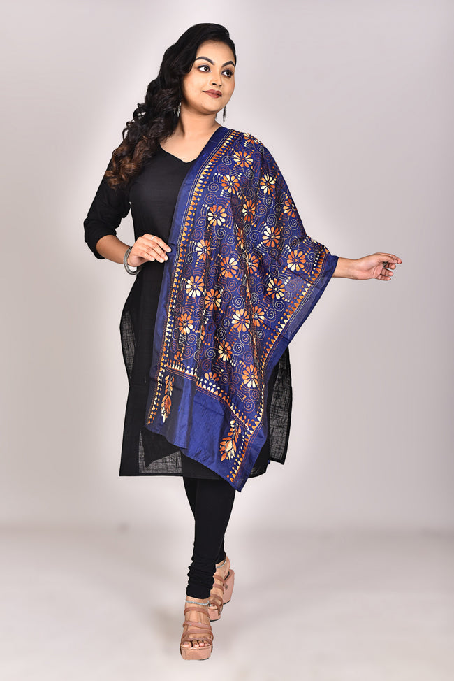 Blended Silk Kantha Dupatta