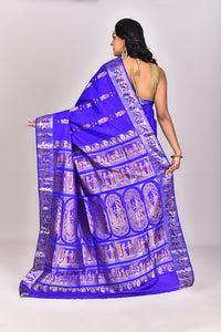 Women's Katan Silk Baluchuri Saree With Blouse Piece