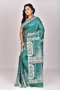 Women's Katan Silk Block Saree With Blouse Piece