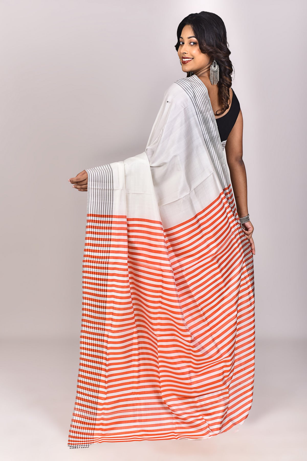 Women's Katan Silk Saree With Blouse Piece