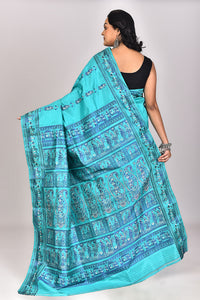 Women's Katan Silk Swarnachuri Saree With Blouse Piece