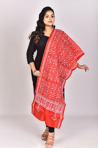 Pure Silk Kantha Dupatta
