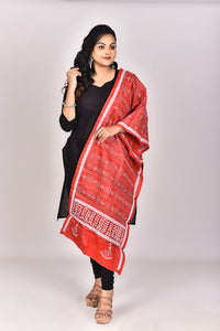 Women's Pure Silk Kantha Dupatta