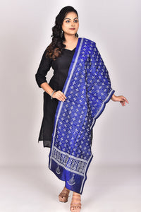Women's Pure Silk Kantha Dupatta