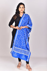 Women's Pure Silk Kantha Dupatta