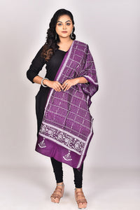 Women's Pure Silk Kantha Dupatta