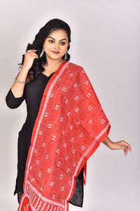 Women's Pure Silk Kantha Dupatta