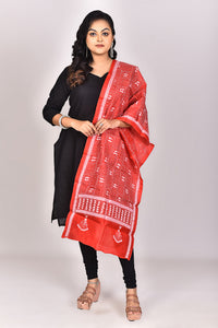 Women's Pure Silk Kantha Dupatta