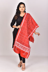 Women's Pure Silk Kantha Dupatta