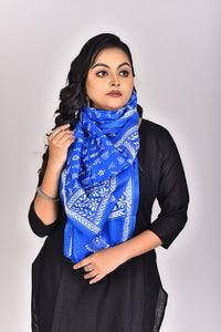 Women's Pure Silk Kantha Dupatta