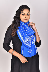Women's Pure Silk Kantha Dupatta