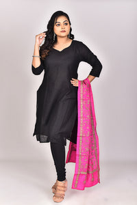 Women's Pure Silk Kantha Dupatta