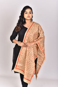 Women's Pure Silk Kantha Dupatta