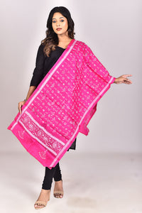 Women's Pure Silk Kantha Dupatta
