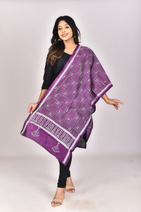 Women's Pure Silk Kantha Dupatta