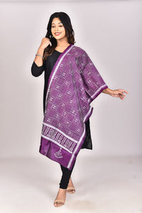 Women's Pure Silk Kantha Dupatta