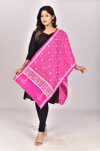 Women's Pure Silk Kantha Dupatta