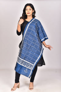Women's Pure Silk Kantha Dupatta