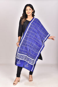 Women's Pure Silk Kantha Dupatta