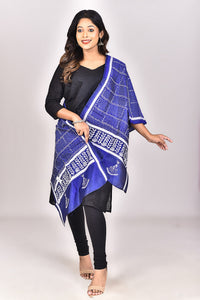 Women's Pure Silk Kantha Dupatta