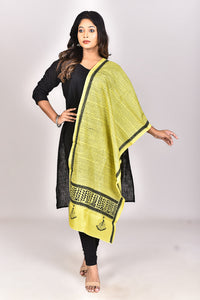 Women's Pure Silk Kantha Dupatta
