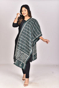 Women's Pure Silk Kantha Dupatta