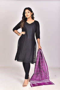 Women's Pure Silk Kantha Dupatta