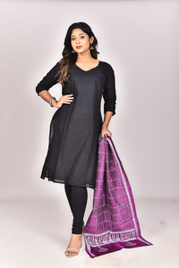 Women's Pure Silk Kantha Dupatta