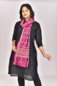 Women's Pure Silk Kantha Dupatta