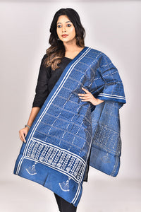 Women's Pure Silk Kantha Dupatta