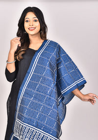 Women's Pure Silk Kantha Dupatta